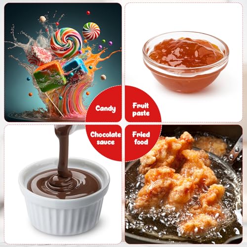 2 Pcs Candy Thermometer with Pot Clip 8" (2 Count)