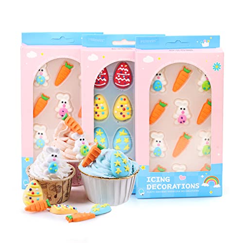 Edible Easter Cake Decorations for Cake Decorating (36 Count)