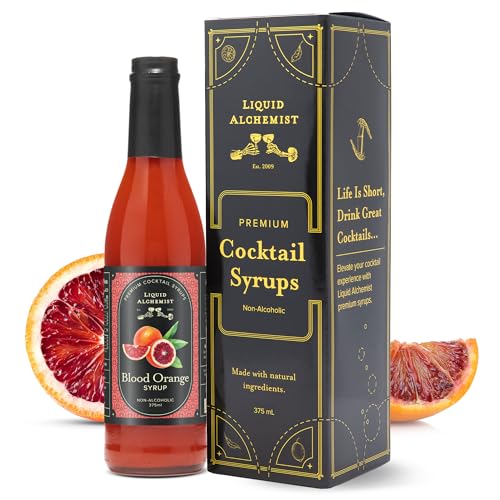 Blood Orange Syrup for Cocktails (12.7 Fl Oz)