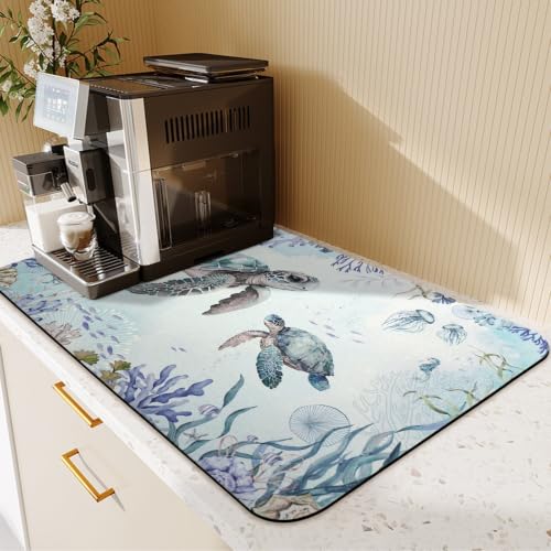 24.5" x 15.5" Dish Drying Mat & 24" x 5.5" Sink Splash Guard