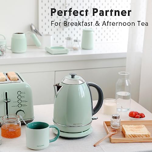 K640 Stainless Steel Electric Tea Kettle with Auto Shut