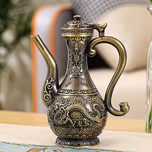 Vintage Turkish Coffee Pot and Cups Set