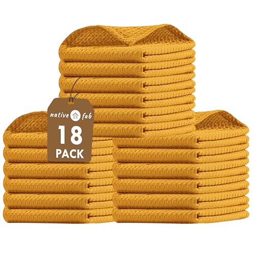 18 Pack Waffle Dish Cloths (18 Count)