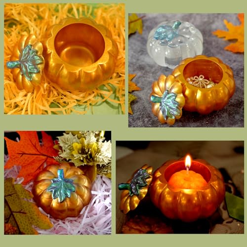 Pumpkin Jar Silicone Molds with Lid