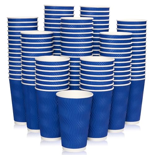 Disposable Paper Coffee Cups (120 Count)