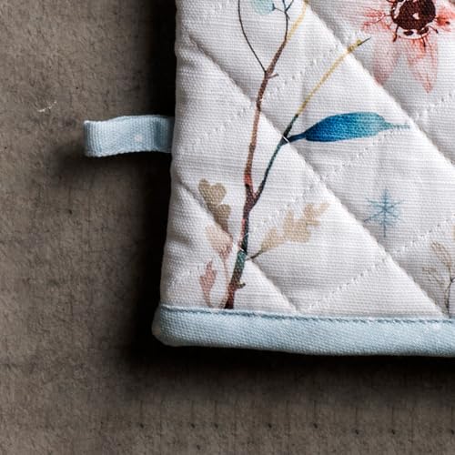 100% Cotton Oven Mitt & Pot Holder Set