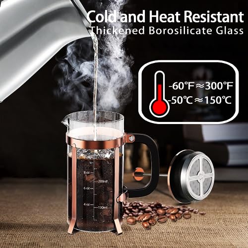 French Press Coffee Maker 304 Stainless Steel Coffee Press