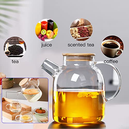 60.8oz Glass Teapot