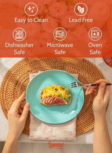 Porcelain Dessert Plates (6 Count)