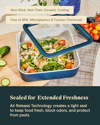 Glass Food Storage Container with Lid