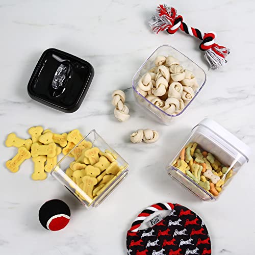 Flip Tite Food Storage Container 5" LARGE Size Airtight Lid Lock Top (3 Count)