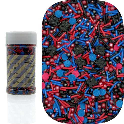 Spider Themed Sprinkles Mixed Style Edible Cake Decorations Cupcake Toppers Cookie Perfect for Cakes