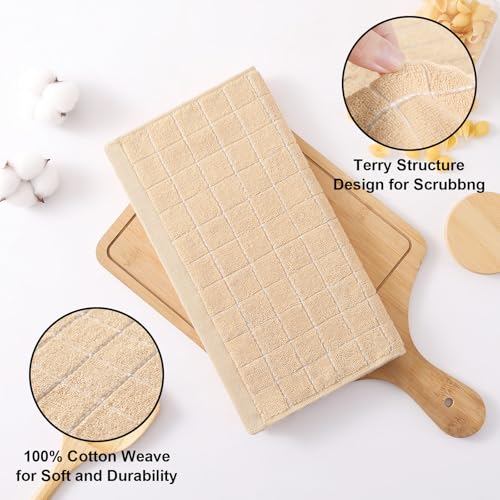 100% Cotton Terry Kitchen Dish Cloths (6 Count)