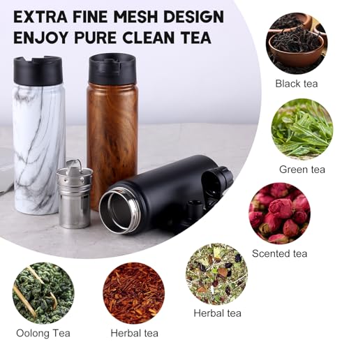Tea Infuser Bottle With Removable Loose Leaf Tea Strainer