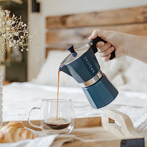 Milano Stovetop Espresso Maker Moka Pot 6 espresso Cup