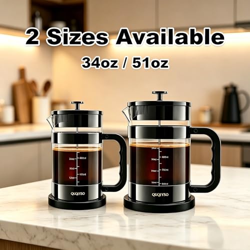 French Press Coffee Maker 51oz