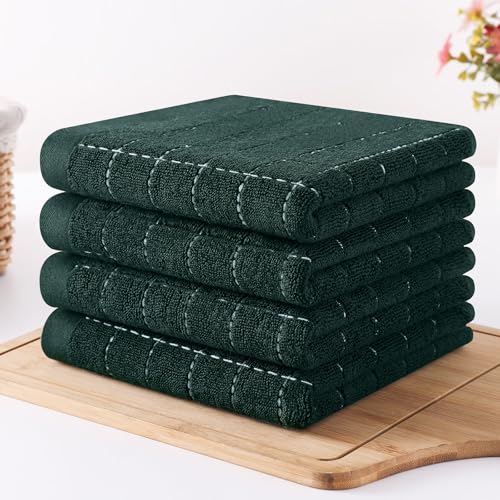 100% Cotton Terry Kitchen Towels (4 Count)