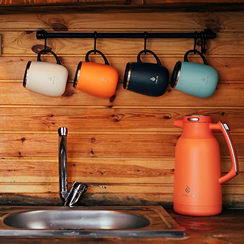 16 oz Insulated Coffee Mug with Handle and Lid