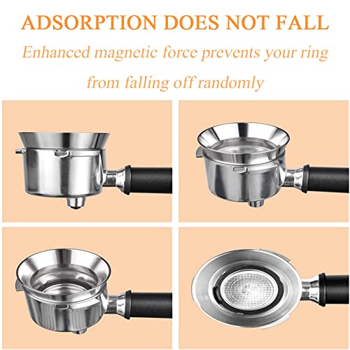 Espresso Dosing Funnel Precision Aluminum Alloy Coffee Dosing Ring Accessories Set for Portafilter Hands