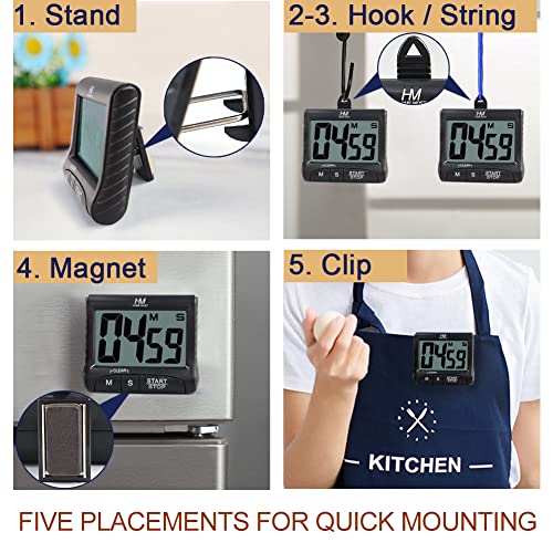 2 Pack Large Display Kitchen Timer (2 Count)