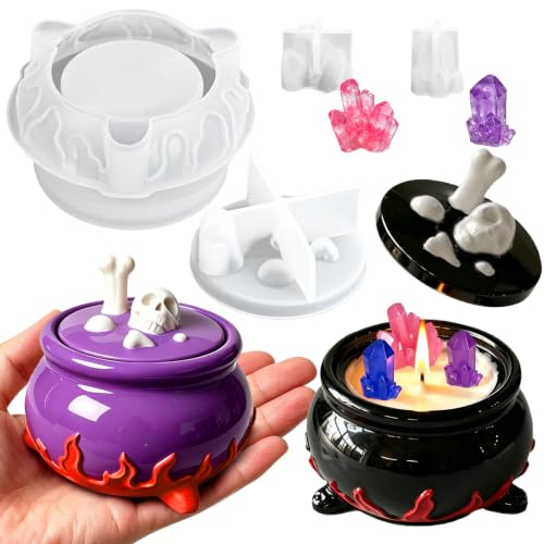 Halloween Resin Jar Molds Set