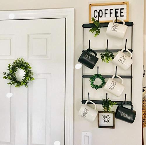 Mug Rack with Sturdy Steel Frame