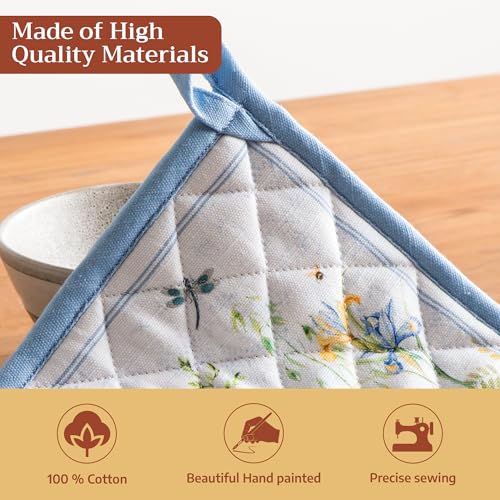 Pot Holders 100% Cotton Potholders (2 Count)