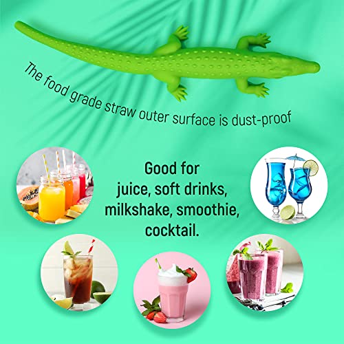 Silicone Reusable Animal Straw for kids