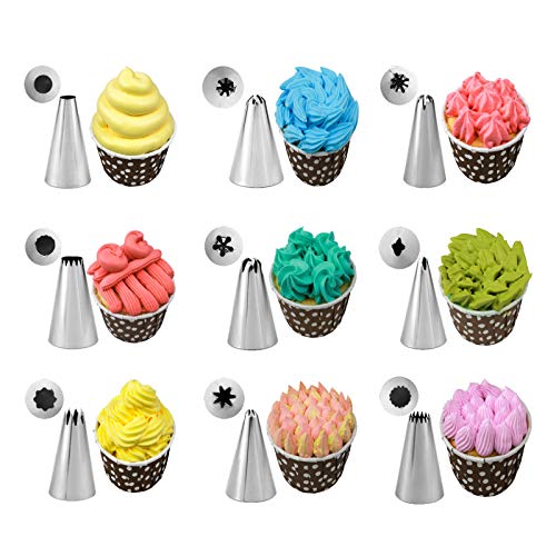 11 Pcs Extra Large Piping Tip Set
