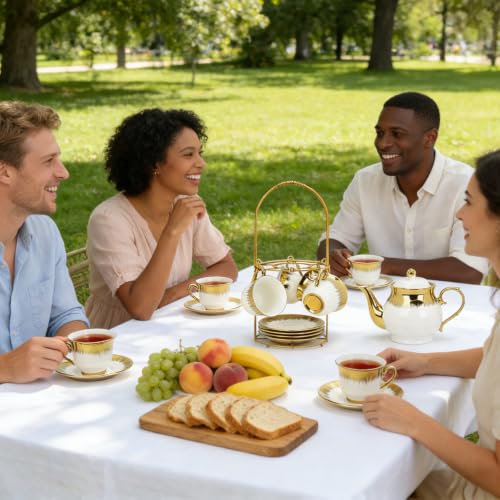 Porcelain Tea Set (20 Count)