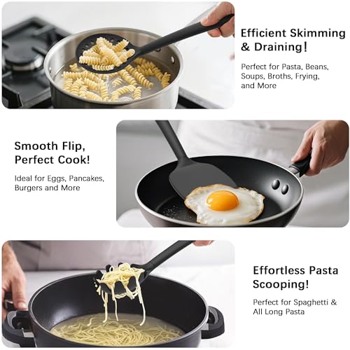 Silicone Kitchen Cooking Utensils Set (14 Count)