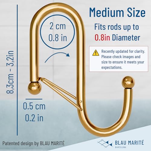 10 Pack Metal S Hooks for Hanging (10 Count)