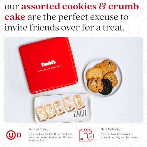 Assorted Fresh Baked Cookies & Crumb Cake Tin (48 Ounce)