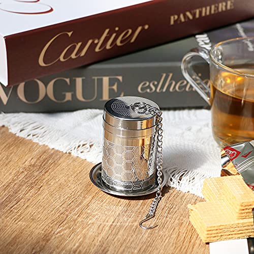 2 Pack 304 Steel Fine Mesh Tea Infusers for Loose Leaf Tea