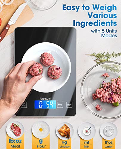 Digital Kitchen Food Scale 22lb for Cooking Baking