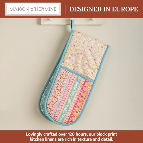 Double Oven Mitts 100% Cotton Double Oven Glove