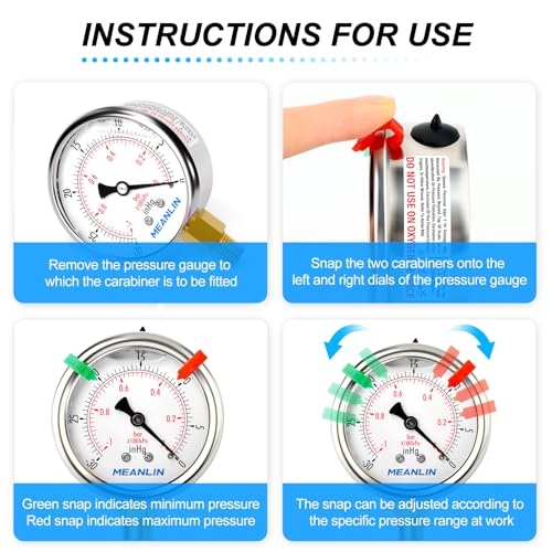 30inHG~0Psi Vacuum Pressure Gauge 1