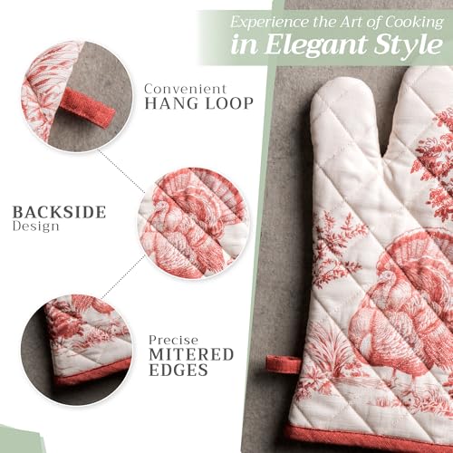 Maison d'Hermine Oven Gloves 100% Cotton Oven Mitt