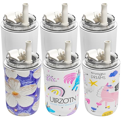 6 Pack 10 oz Sublimation Tumblers Blanks Bulk