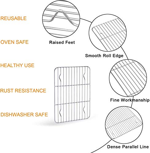 Toaster Oven Pan with Cooling Rack (2 Count)