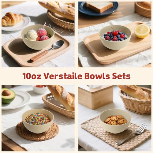 Small Wheat Straw Bowls Sets of 6
