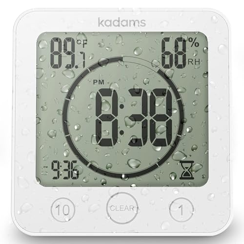 Shower Clock Waterproof Bathroom Timer