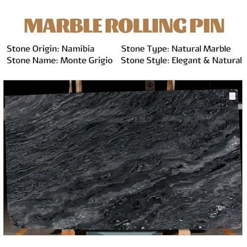 African Natural Marble French Rolling Pin