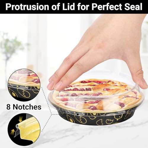 Mini Pie Pans with Lids (25 Count)