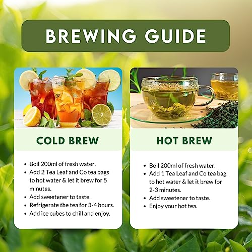 Tealeaf & Co. Tulsi Holy Basil Ashwagandha Green Tea Loose Leaf with Lemon Peel (3.5274 Ounce)