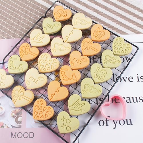 10 Pcs Heart Cookie Cutter Set (10 Count)