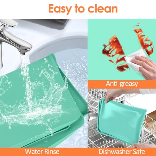 Silicone Coffee Maker Mat with Lip for Countertops
