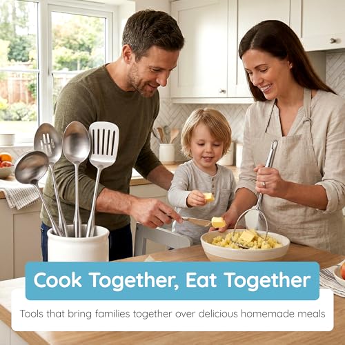 Stainless Steel Slotted Cooking Spoon