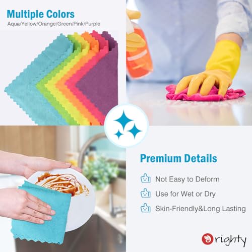 Microfiber Cleaning Cloth Bulk (150 Count)