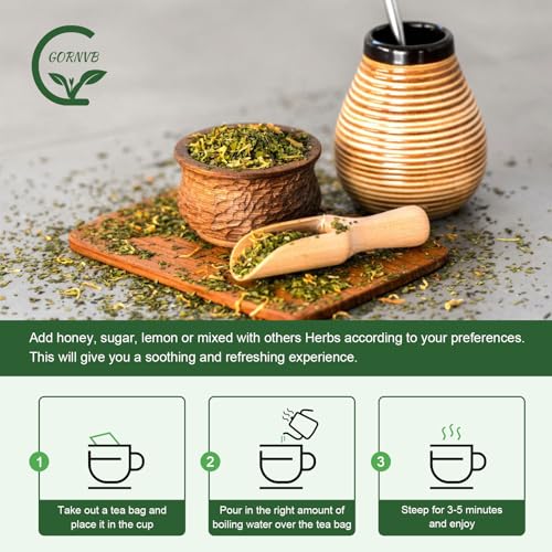 Unsmoked Yerba Mate Tea Bags (40 Count)